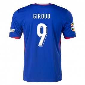 Frankrig GIROUD #9 EM 2024 Hjemmebanetrøje